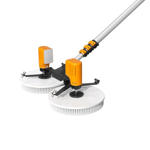 Rotating Dual-Brush Electric Solar Panel Cleaner