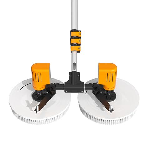 Rotating Dual-Brush Electric Solar Panel Cleaner