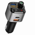 18W QC3.0 Type-C PD Car FM Charger with Hands-Free Calling