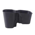 Black Car Cup Holder Insert with Anti-Slip Design for Vehicle Center Console