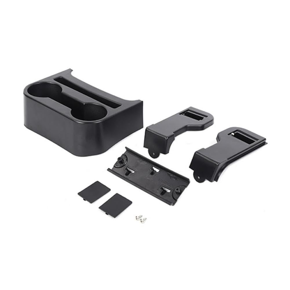 Car Rear Cup Holder Storage Box ABS Organization Compatible With 2021 4 Doors