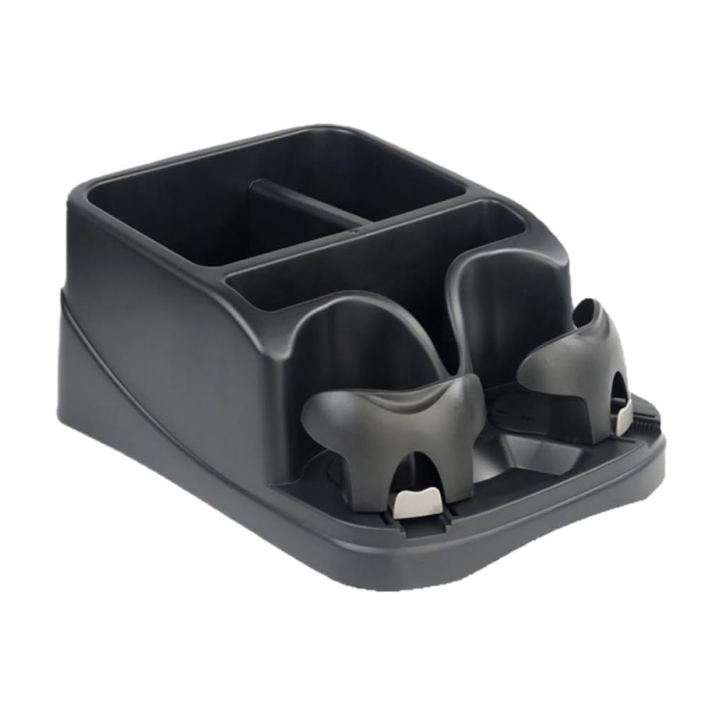Multi-Functional Automotive Rear Seat Storage Organizer with Cup Holder