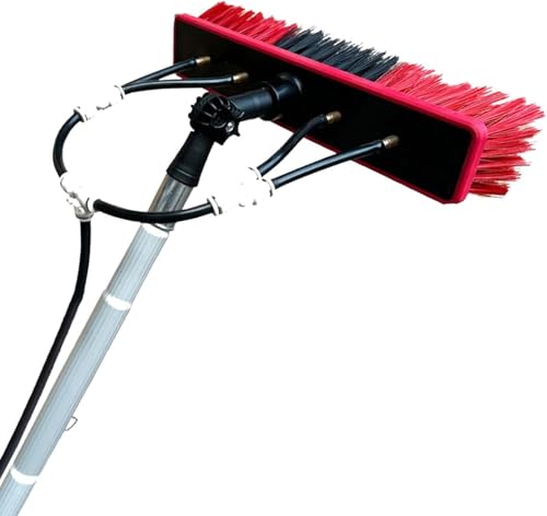 10m Water-Fed Telescopic Cleaning Pole with Brush Head