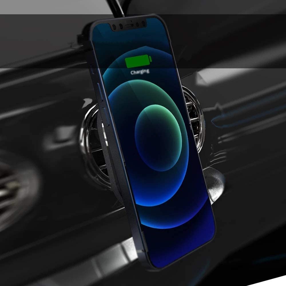 15W Wireless Car Charger & Phone Mount