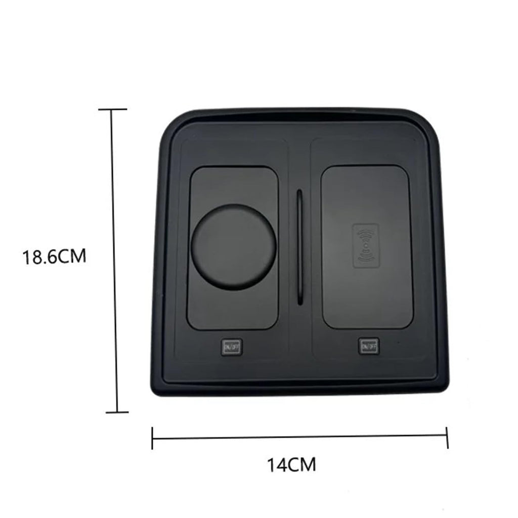 for Toyota Sienna 2015-2021 Car Center Console Phone Fast Wireless Charger Holder