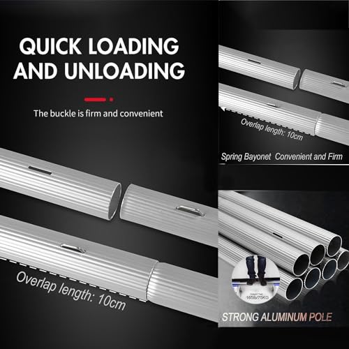 10m Water-Fed Telescopic Cleaning Pole with Brush Head