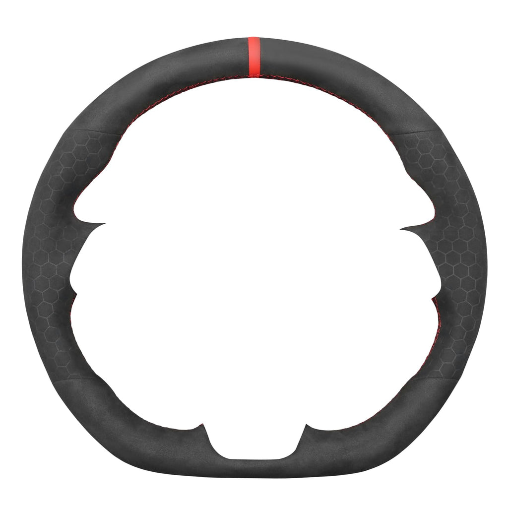 Hand-Stitched Steering Wheel Cover for Kia Stinger 2018–2022