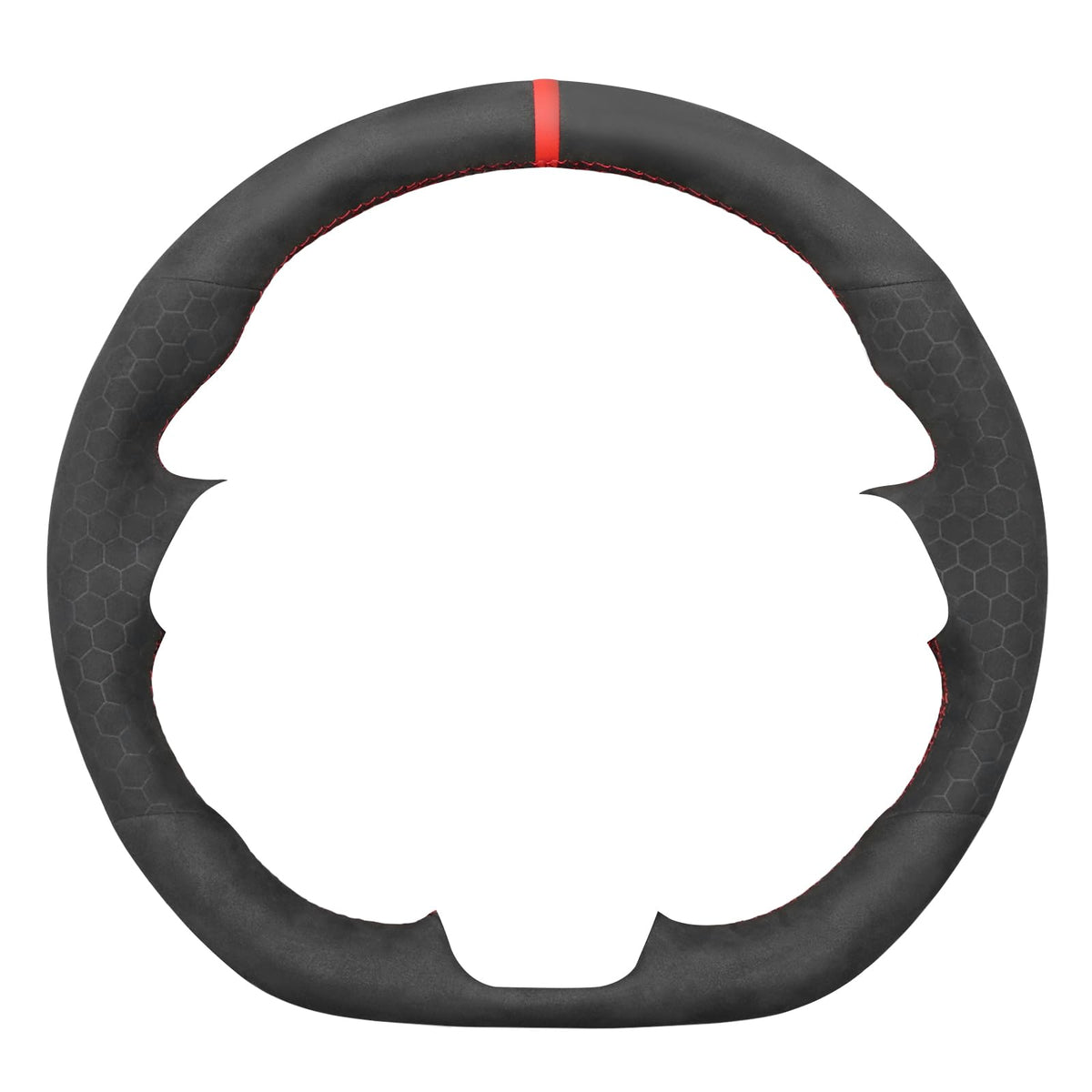 Hand-Stitched Steering Wheel Cover for Kia Stinger 2018–2022