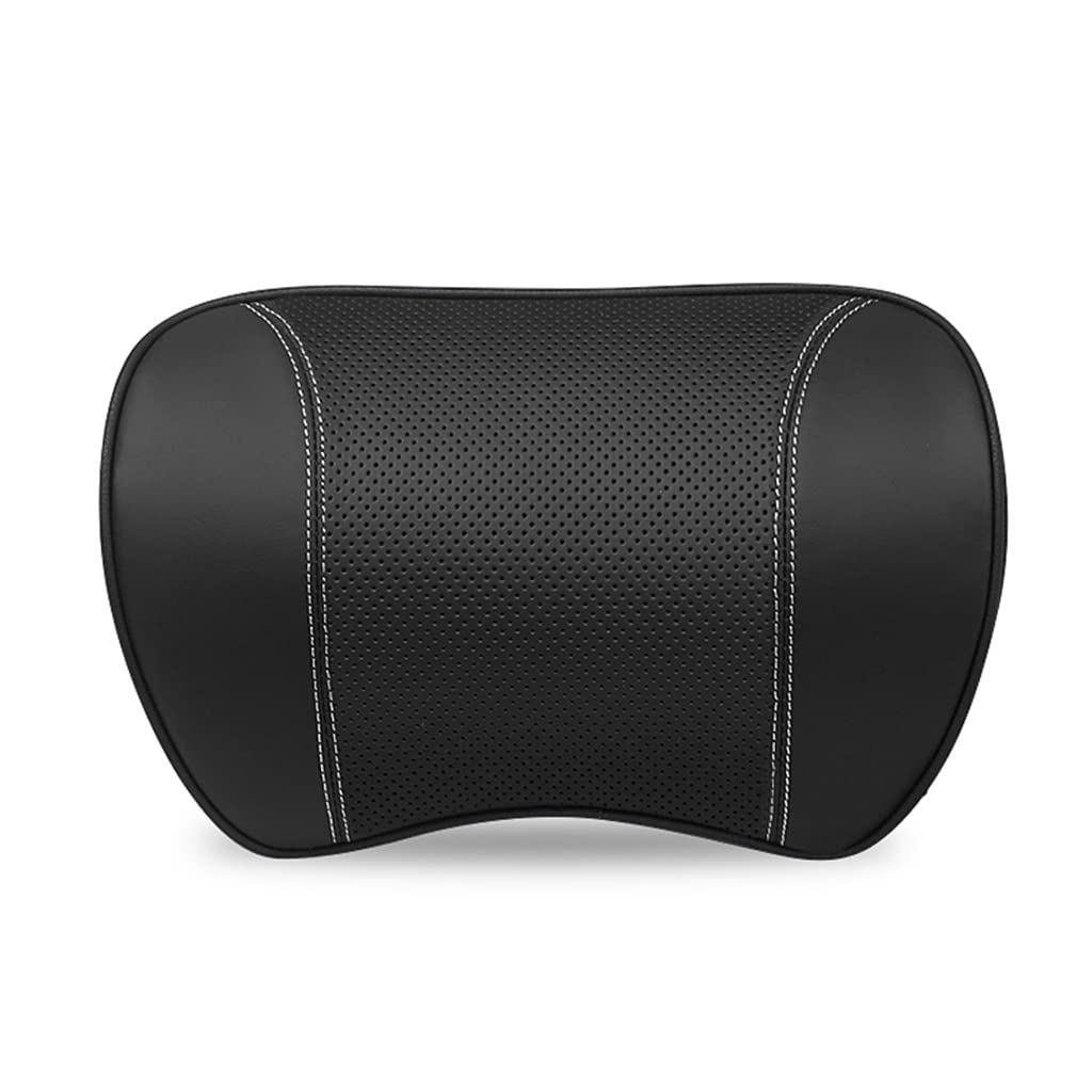 GFHSKRPL Leather Car Neck Pillow for Memory Foam seat Headrest