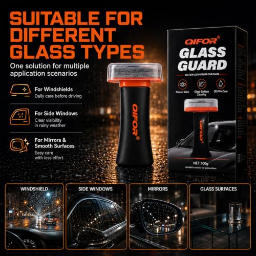 Car Windshield Oil Film & Road Grime Remover