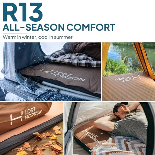 Lost Horizon Air & Foam Camping Mattress, Self-Inflating Sleeping Pad