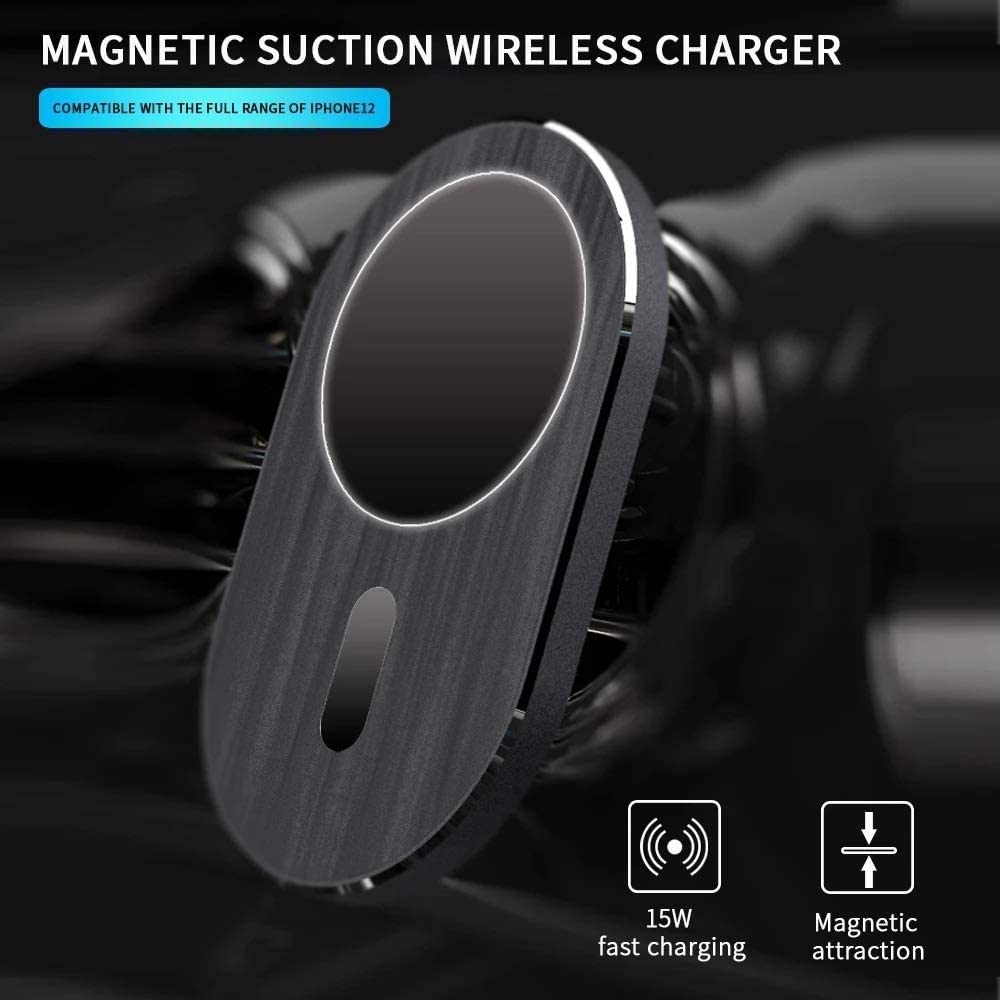 15W Wireless Car Charger & Phone Mount