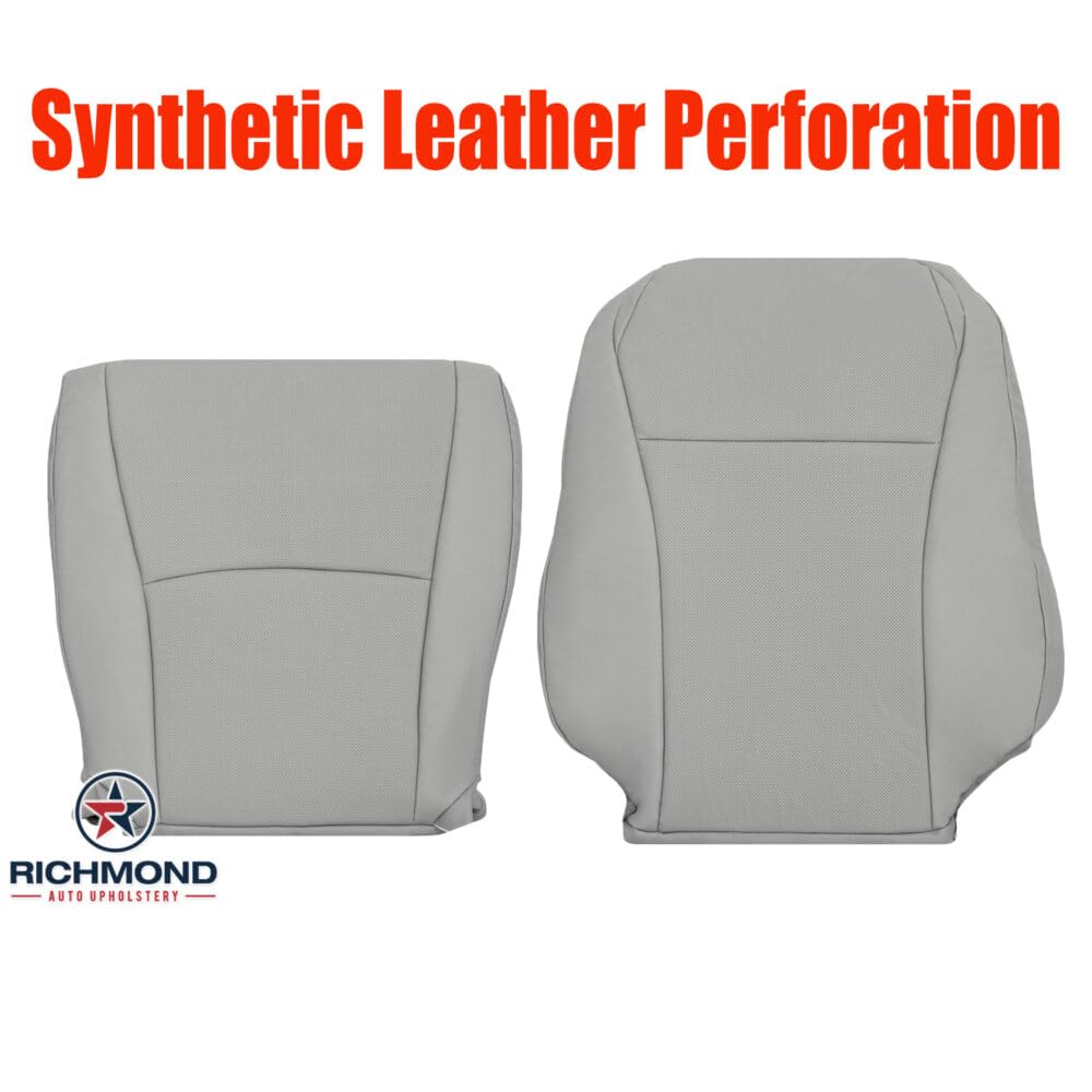 Perforated Synthetic Leather Driver Seat Covers for Toyota Highlander 2008–2013