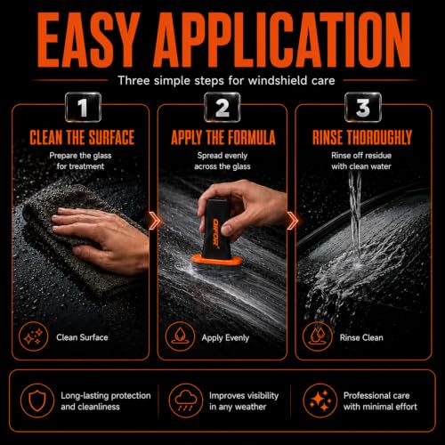 Car Windshield Oil Film & Road Grime Remover