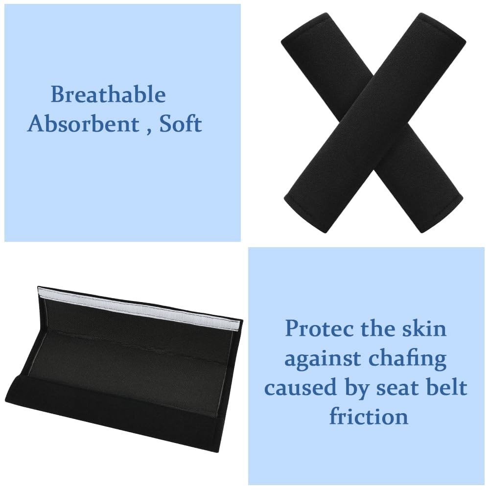 EAGRI Seat Belt Covers for Back Seat with Hard Bottom 2026