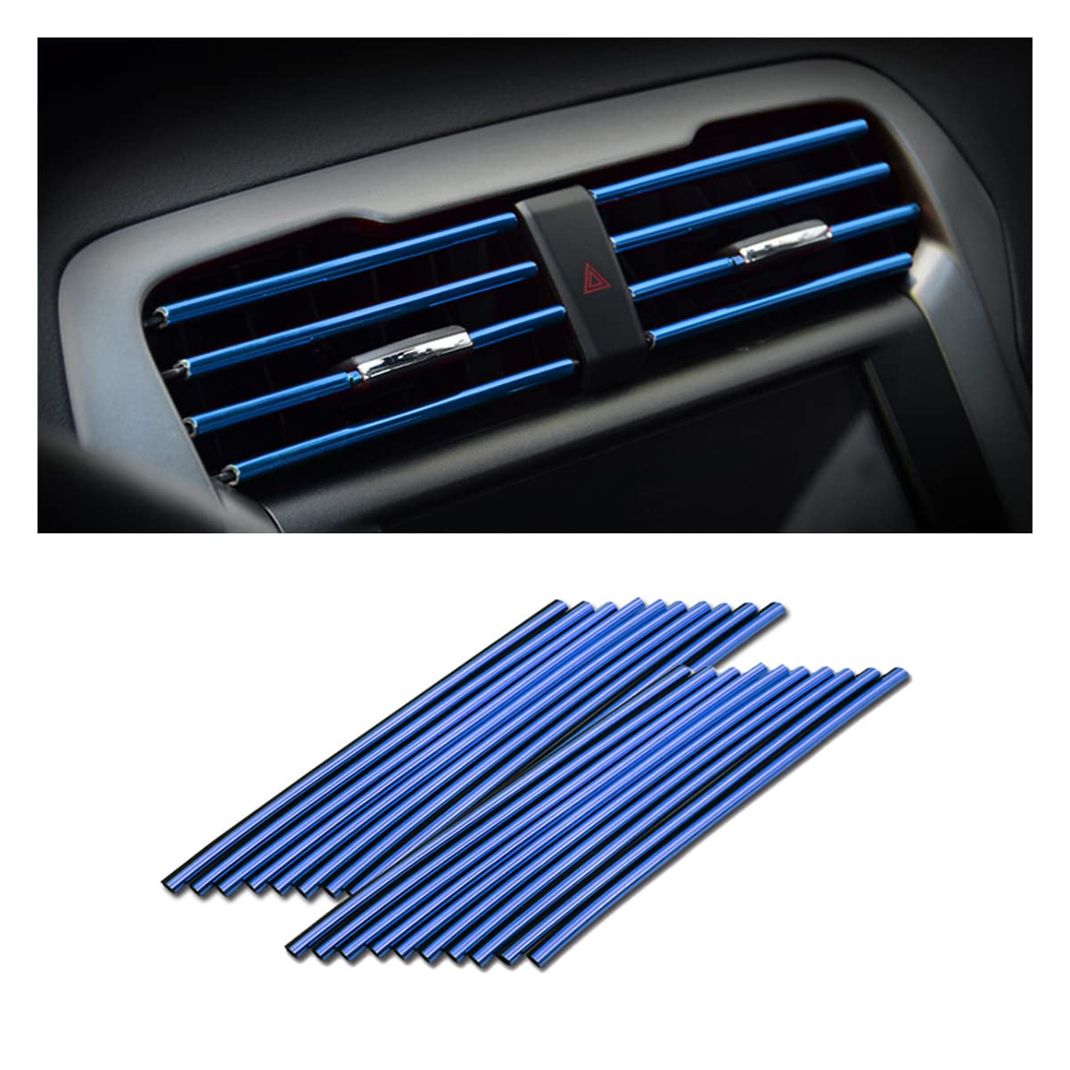 20-Piece Universal Car Air Vent Trim Set