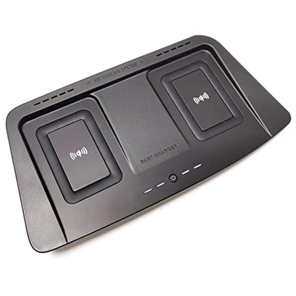 10W QI Wireless Charger Fast Phone Charging Plate for Highlander 2015-2019