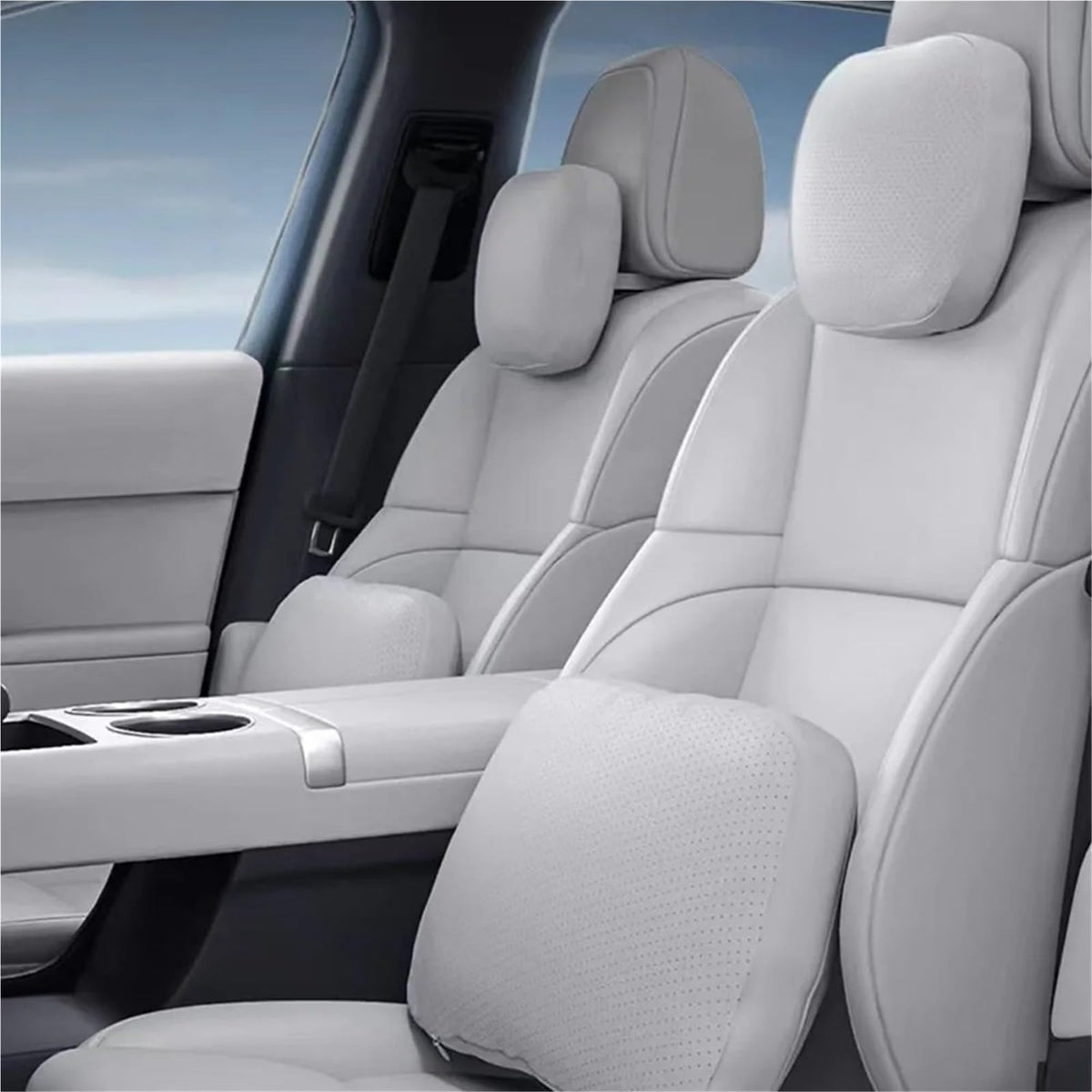 Car Headrest Lumbar Support Neck Pillow for Comfort and Protection