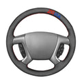 MEWANT Stitch On Steering Wheel Cover for Chevy Silverado Tahoe
