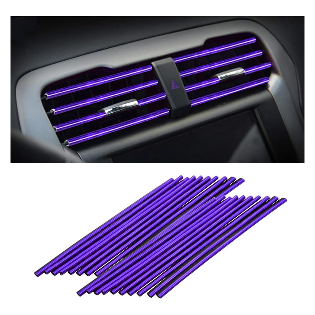 20-Piece Universal Car Air Vent Trim Set