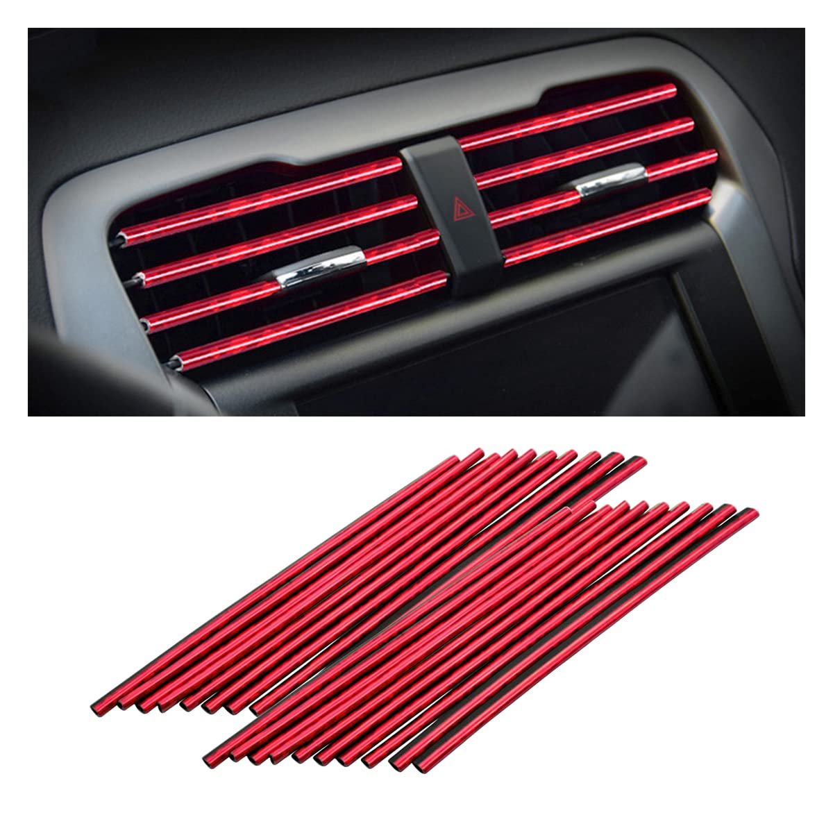 20-Piece Universal Car Air Vent Trim Set