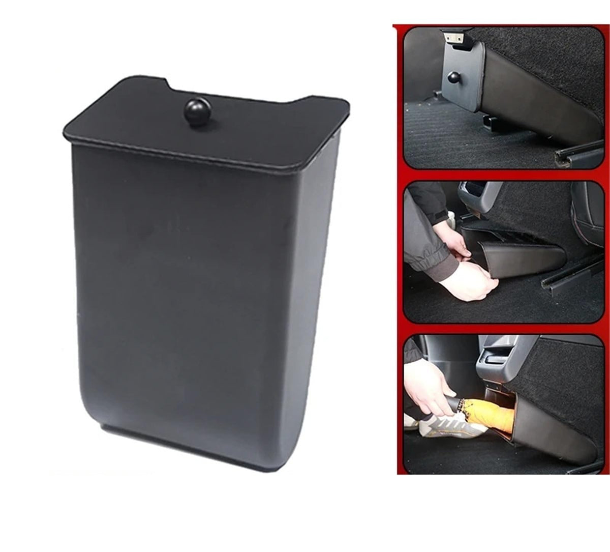 Car Interior Trash Bin Storage Box
