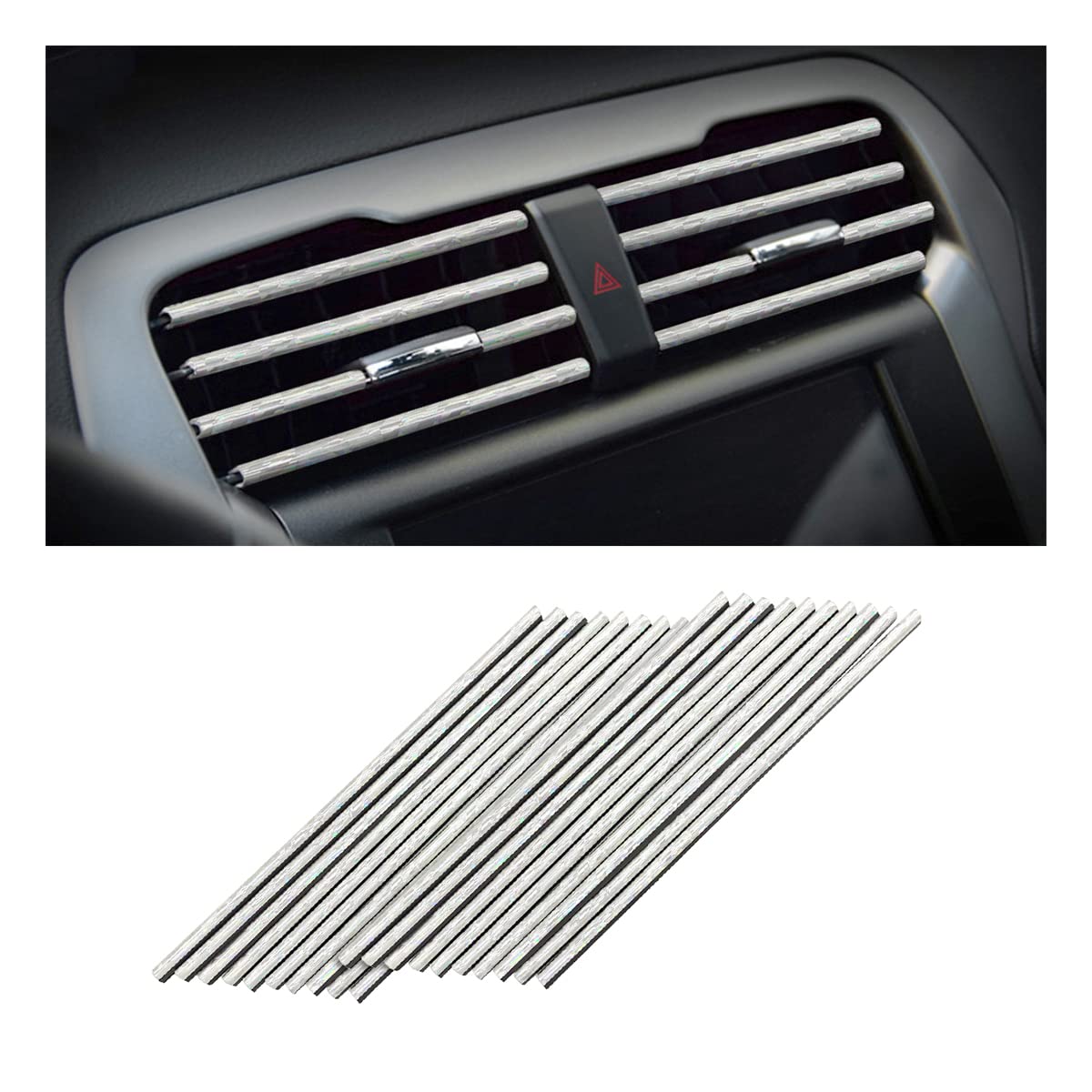 20-Piece Universal Car Air Vent Trim Set
