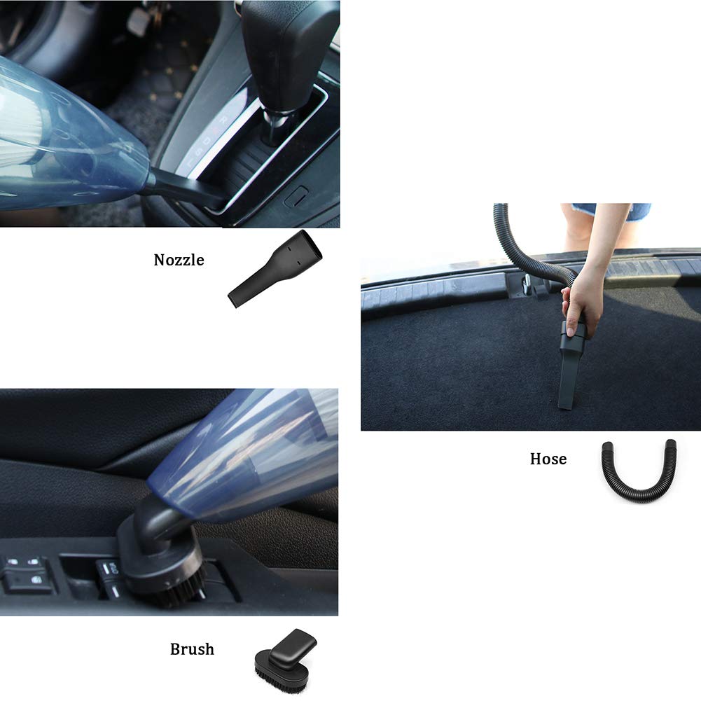 Portable Rechargeable Car Vacuum Cleaner with HEPA Filter
