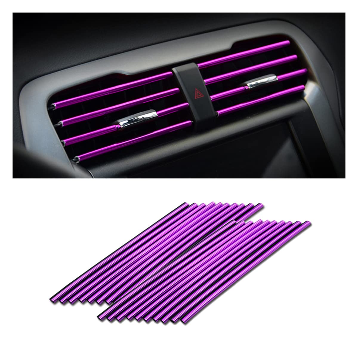 20-Piece Universal Car Air Vent Trim Set