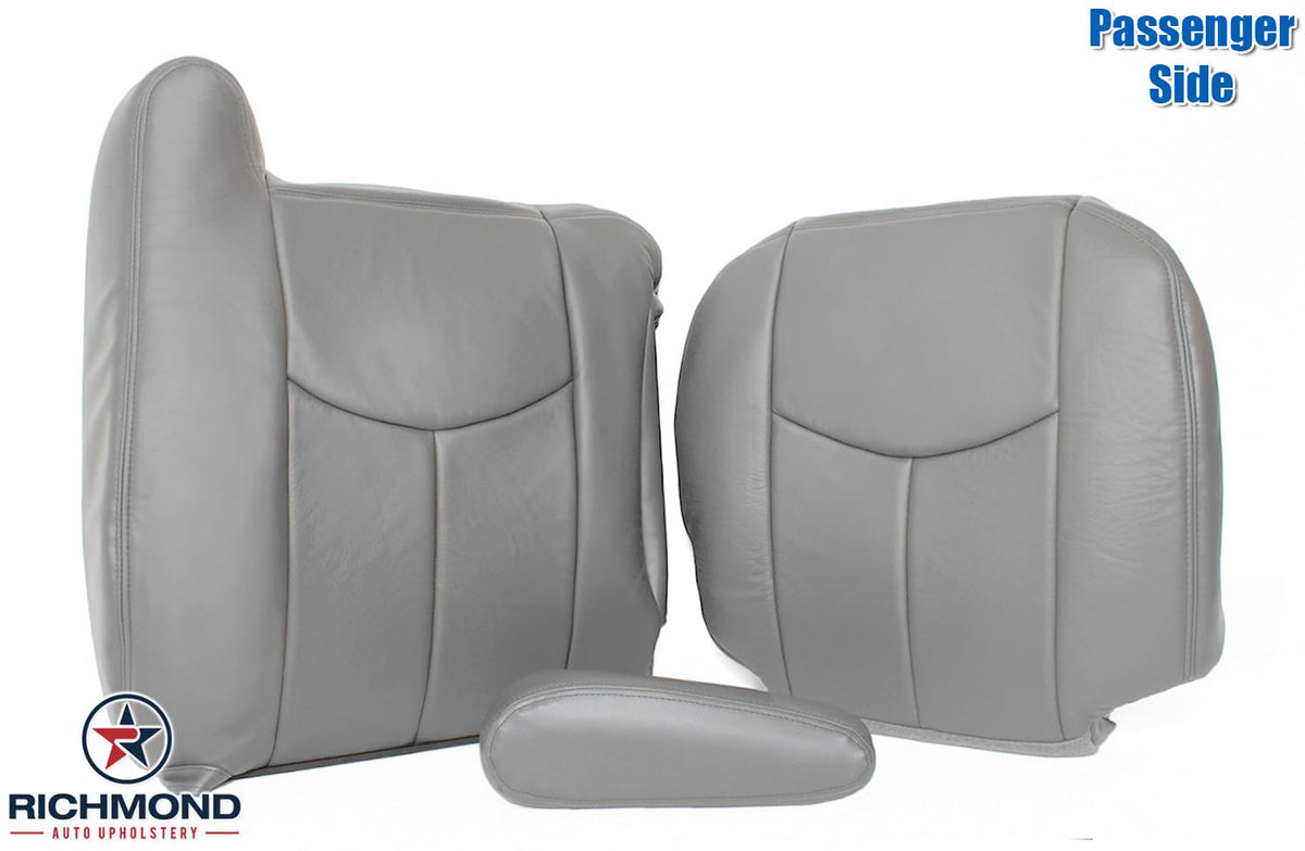 Genuine Leather Passenger Seat Cover Set for Chevy Tahoe & Suburban 2003–2006