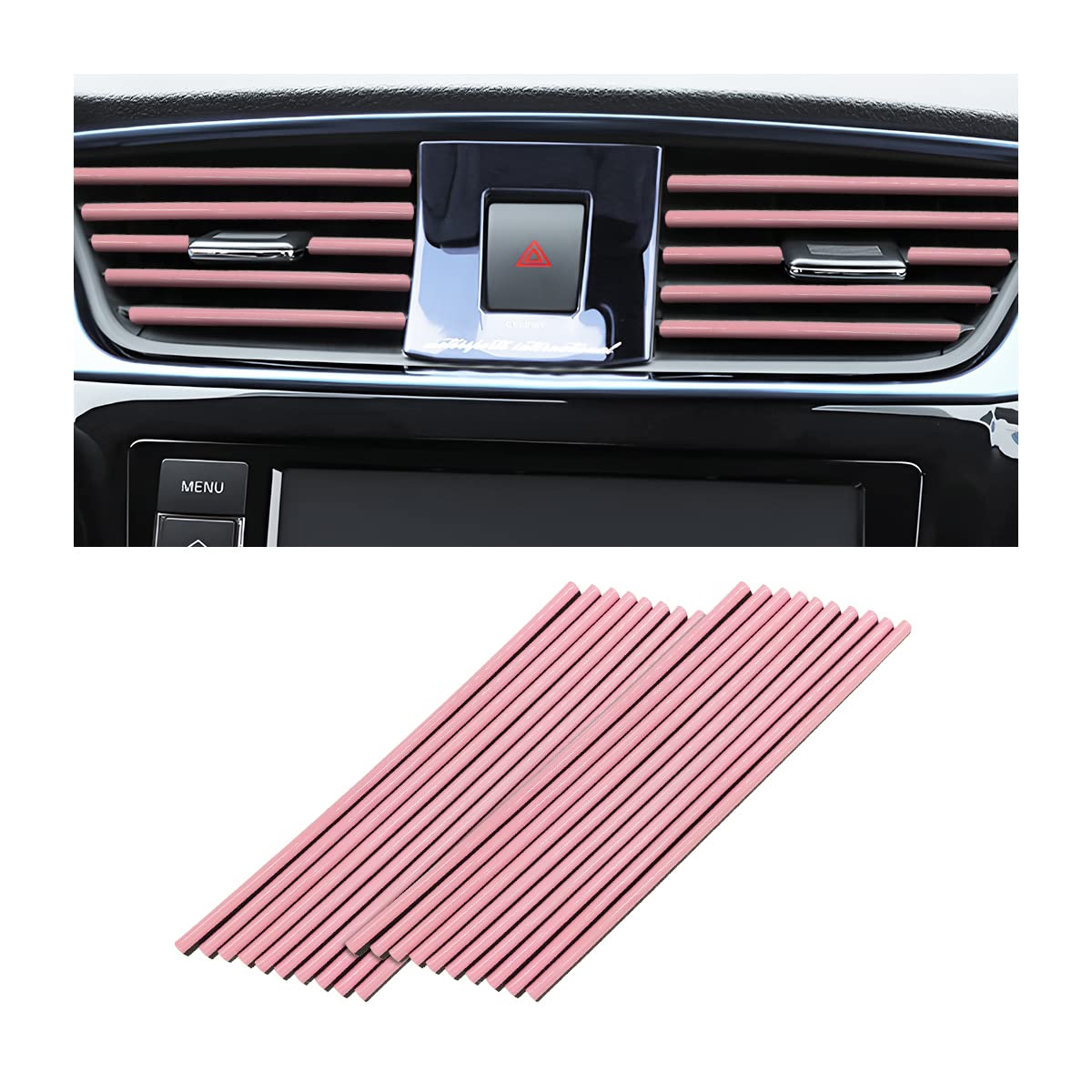 20-Piece Universal Car Air Vent Trim Set