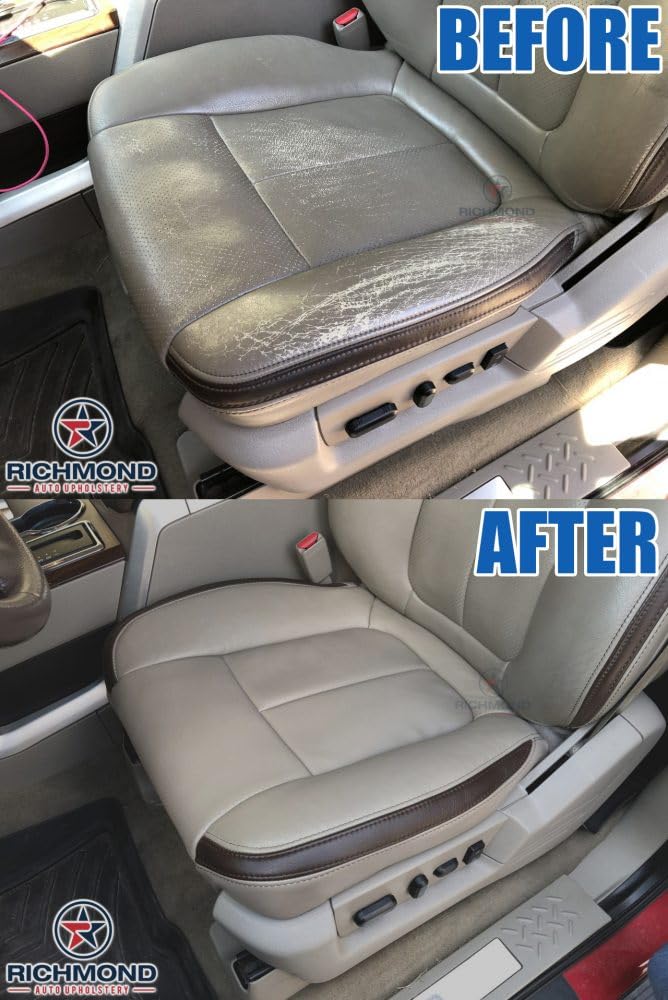 Genuine Leather Passenger Seat Cover Set for Chevy Tahoe & Suburban 2003–2006