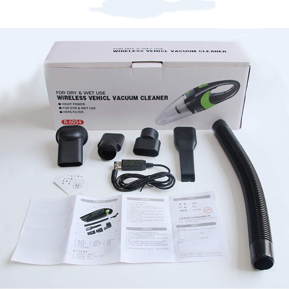 Portable Rechargeable Car Vacuum Cleaner with HEPA Filter