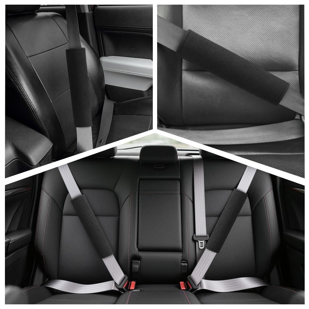 EAGRI Seat Belt Covers for Back Seat with Hard Bottom 2026