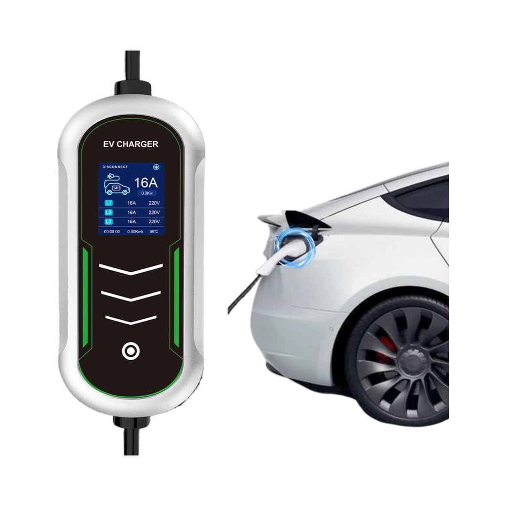 11kW 16A Portable EV Charger with IEC 62196-2 Plug