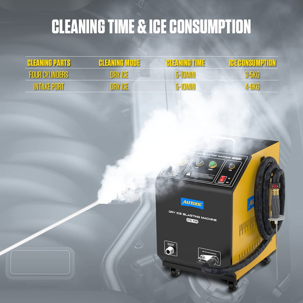 110V Automotive Dry Ice Blasting Cleaning Machine