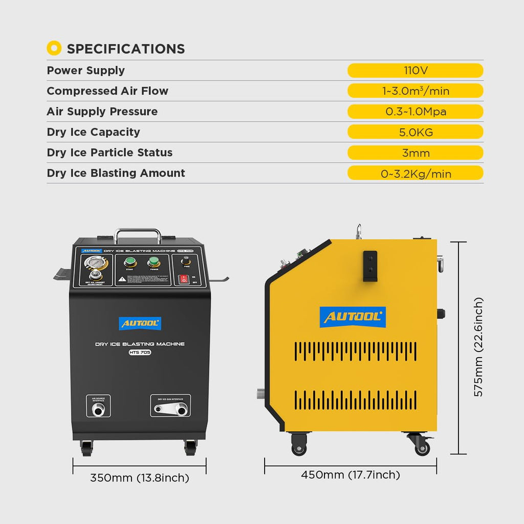 110V Automotive Dry Ice Blasting Cleaning Machine