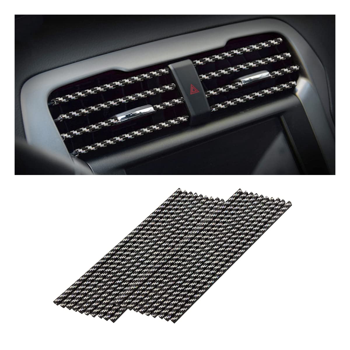 20-Piece Universal Car Air Vent Trim Set