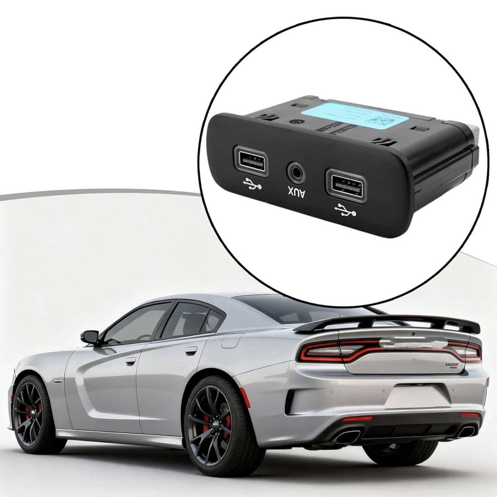 4-Port USB Car Media Charging Hub