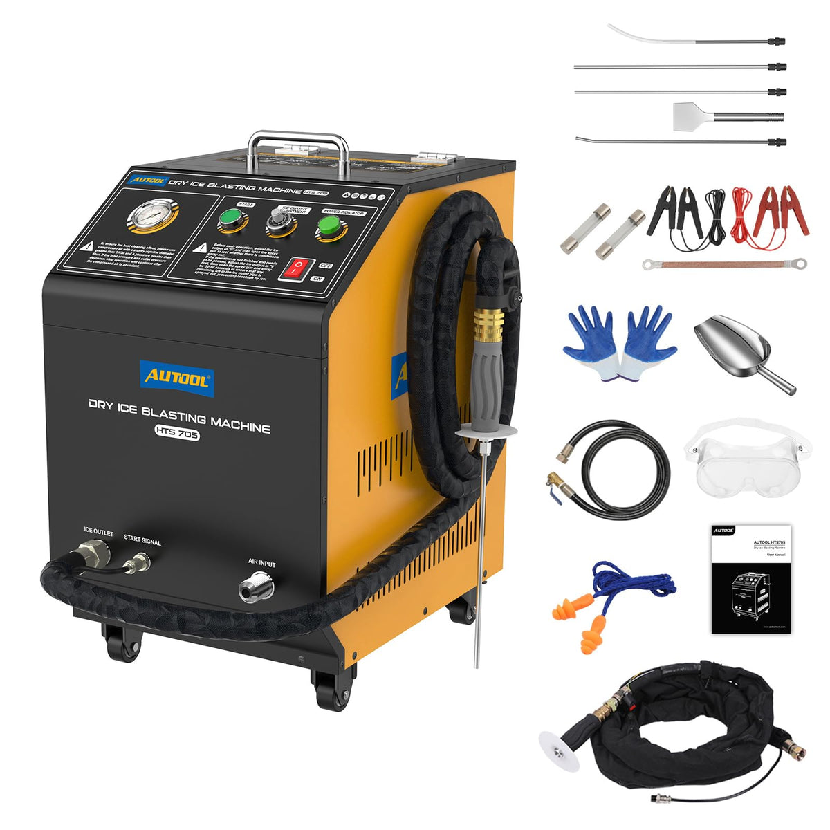 110V Automotive Dry Ice Blasting Cleaning Machine