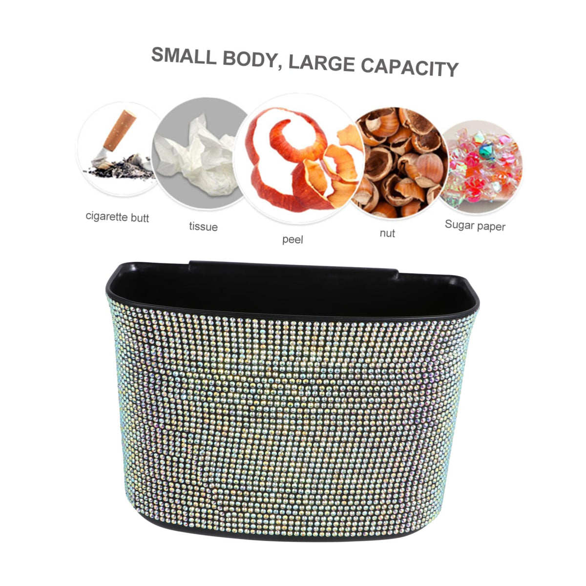 3-Piece Leakproof Car Trash Bin Set