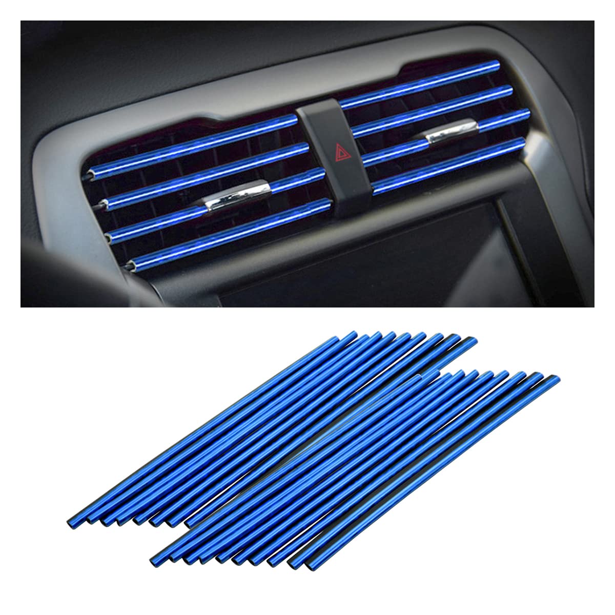 20-Piece Universal Car Air Vent Trim Set