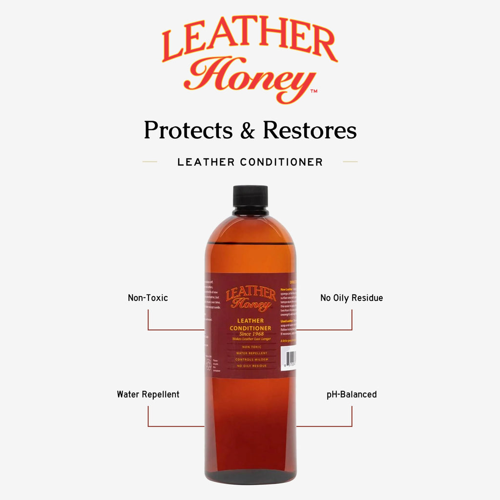 Complete Leather Cleaner & Conditioner Care Kit