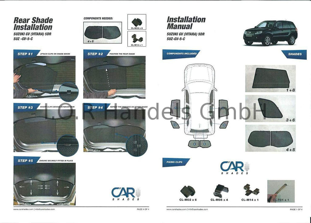 Car Shades Custom Fit Sun Shades