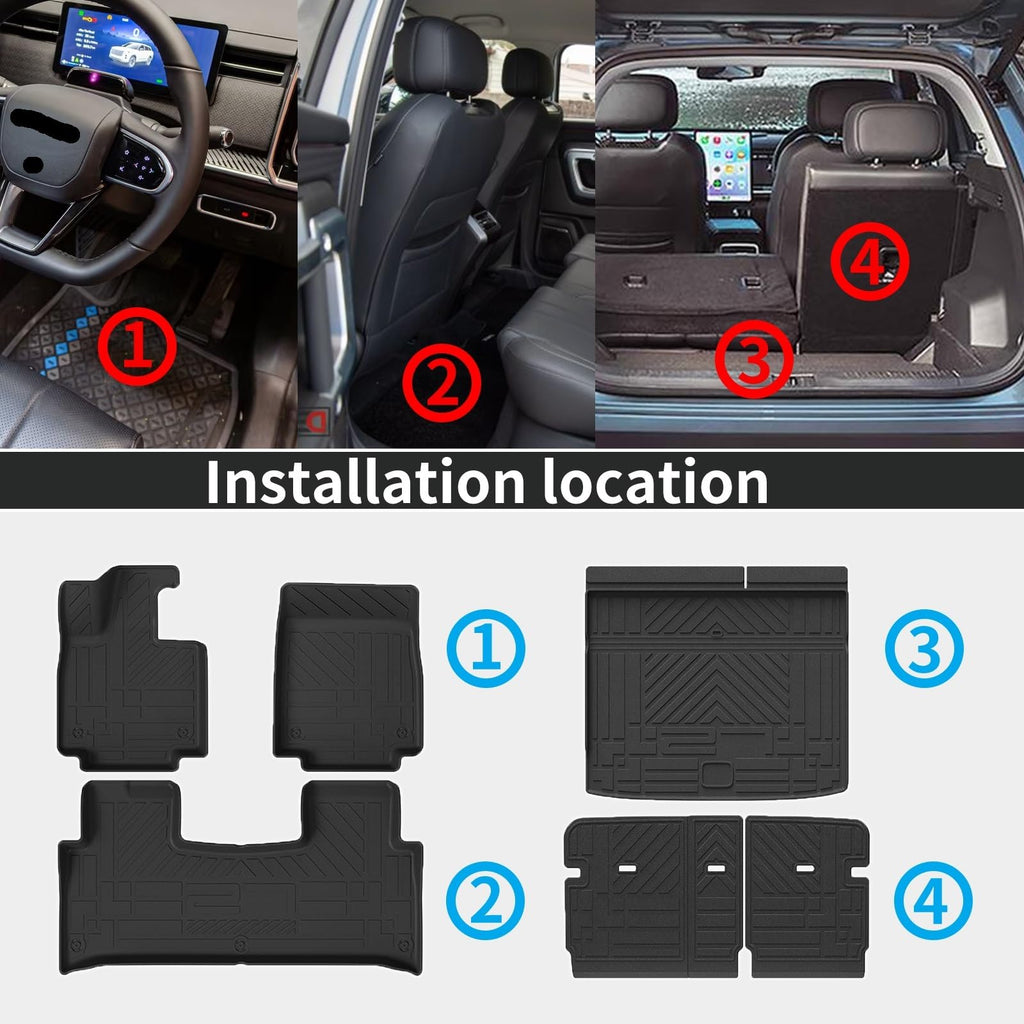 Car Floor Mats TPE Material Non-Slip