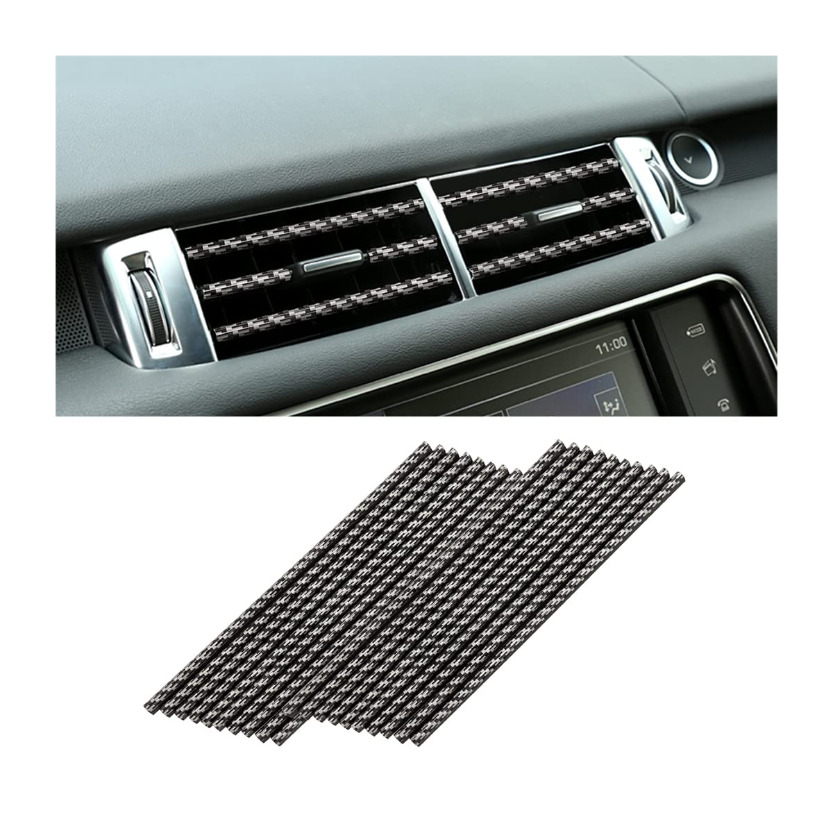 20-Piece Universal Car Air Vent Trim Set