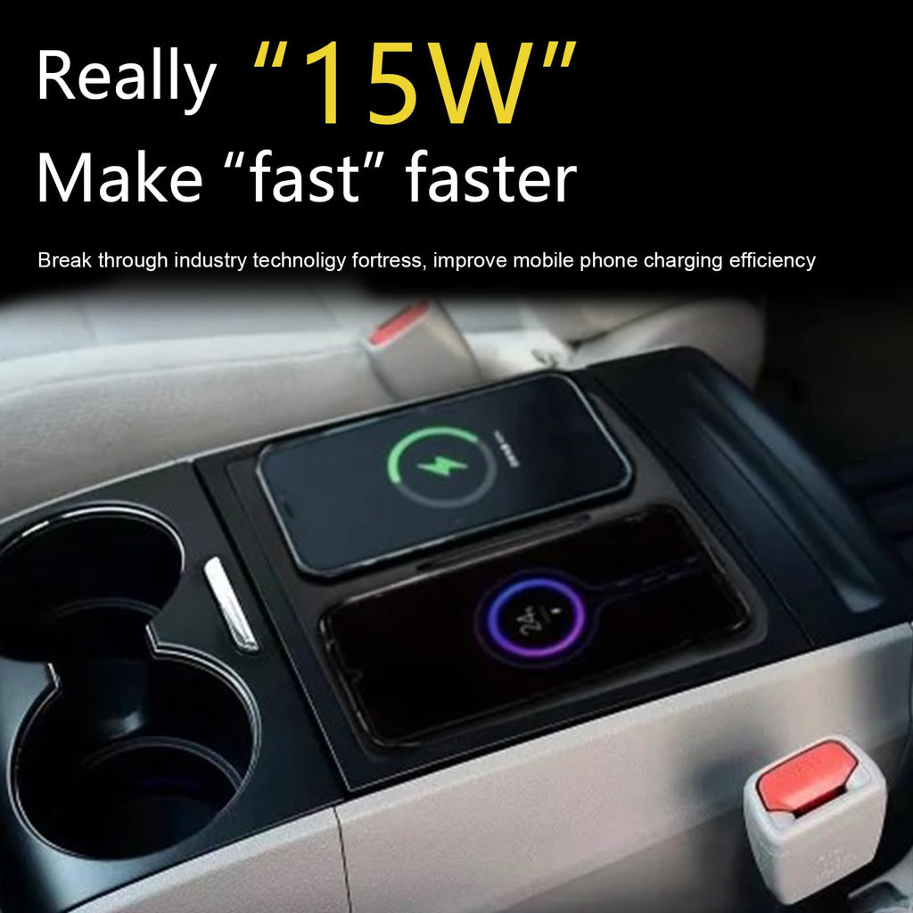 for Toyota Sienna 2015-2021 Car Center Console Phone Fast Wireless Charger Holder