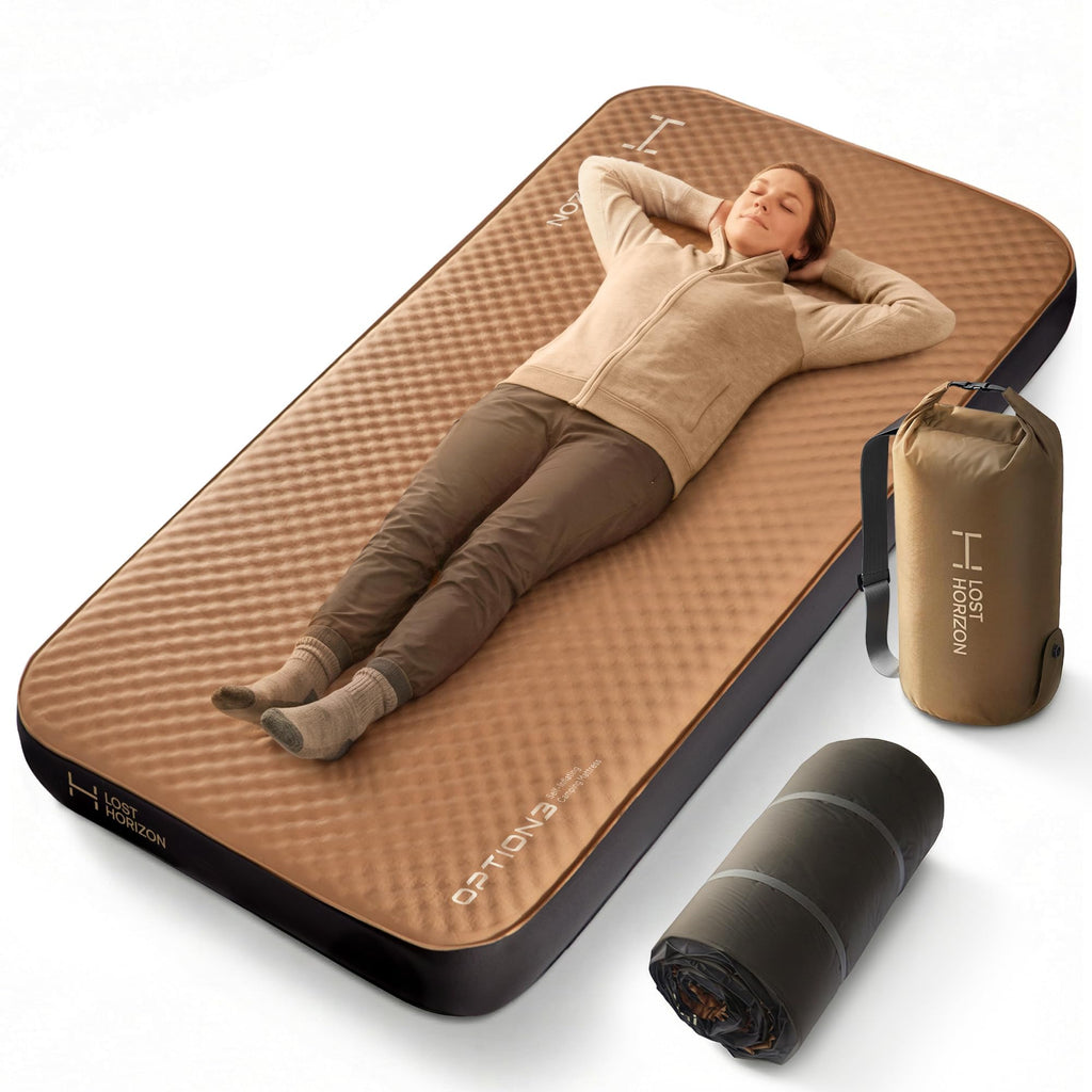Lost Horizon Air & Foam Camping Mattress, Self-Inflating Sleeping Pad
