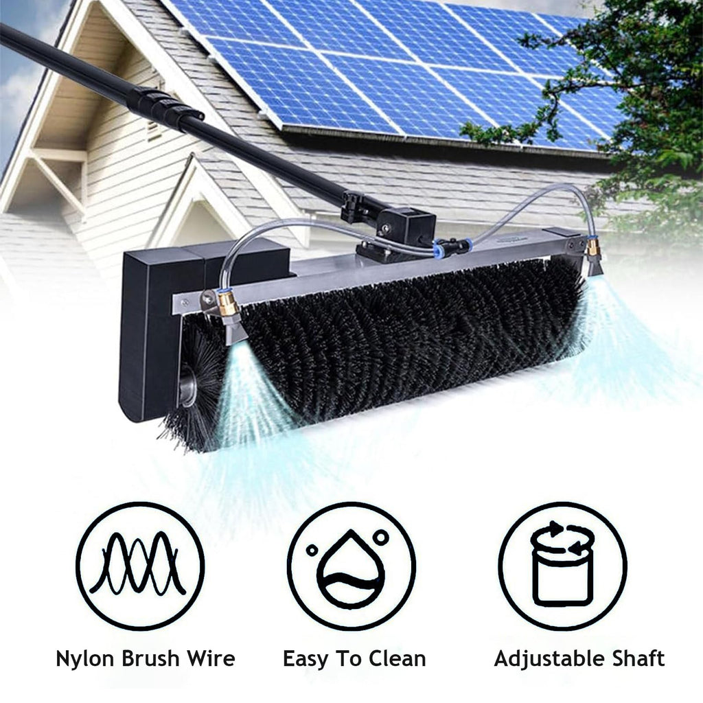 Telescopic Solar Panel Cleaning Brush 3.5–7.5m
