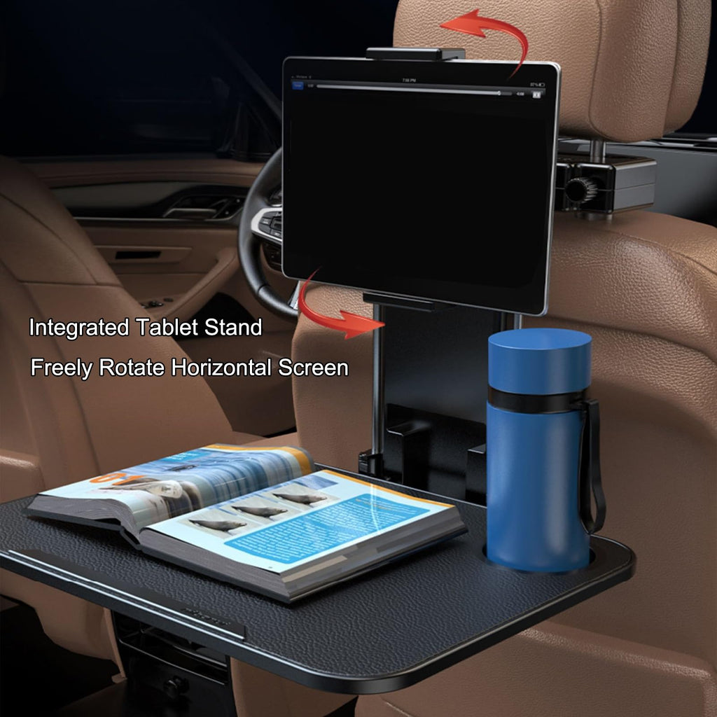 Foldable Adjustable Car Seat Tray Table